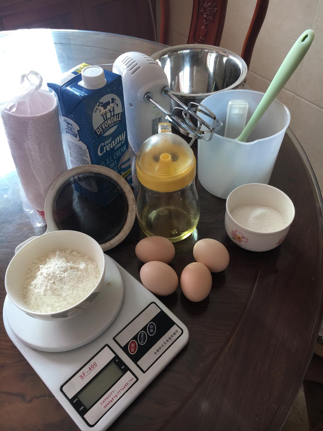 纯奶手撕吐司的做法 步骤1