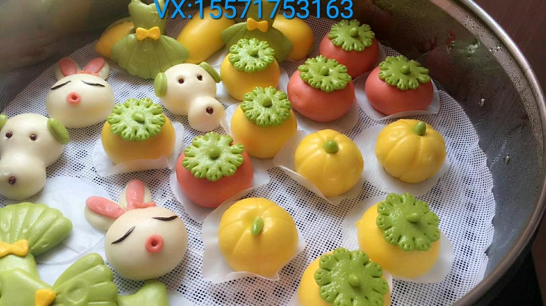 胡萝卜汁花卷馒头