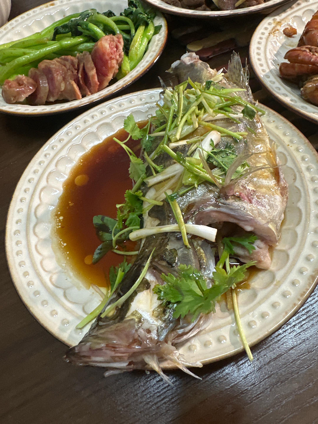 清蒸鱼（鲈鱼/多宝鱼/桂花鱼/石斑鱼……）