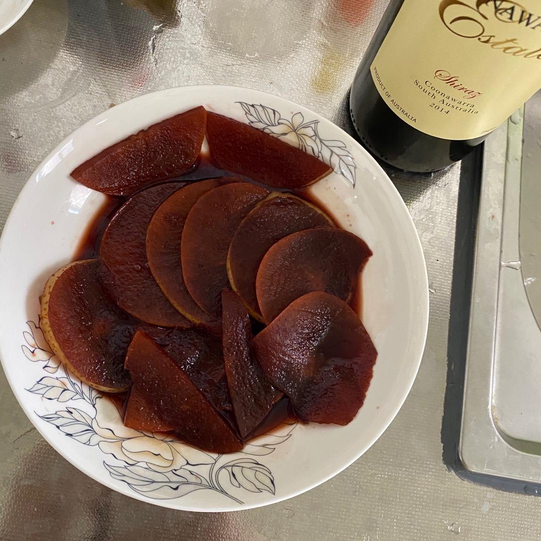 医生力荐秋天润肺去燥祛斑养颜美容的红酒🍷炖煮雪梨🍐