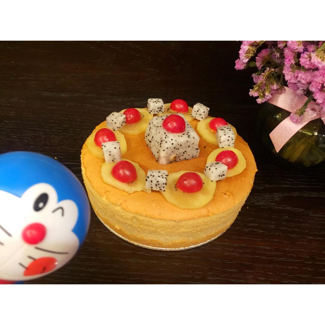 6寸戚风蛋糕（2蛋）