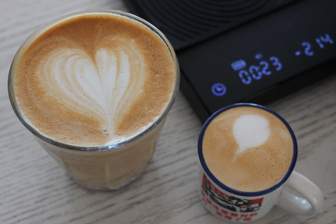 咖啡拉花记录（那些心💗）含视频