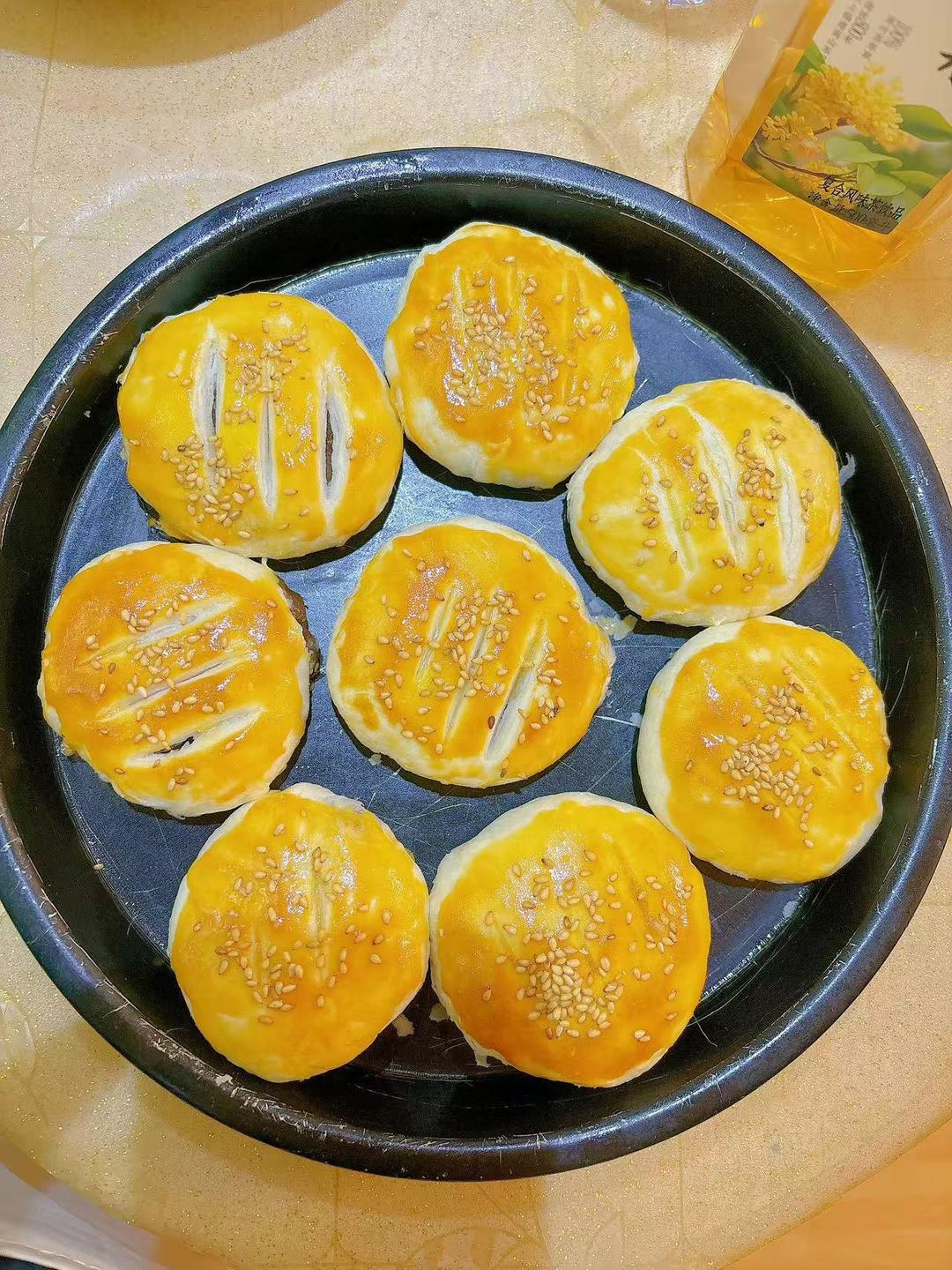 酥到掉渣的老婆饼 糯米馅（无需揉出膜）