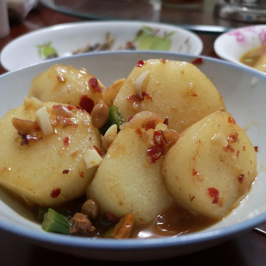 肉末炒脆淮山（超下饭）