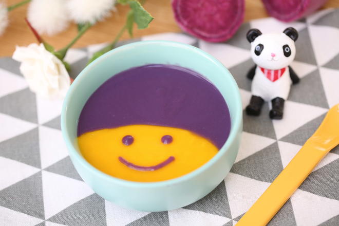 宝宝辅食食谱 南瓜紫薯米糊的做法