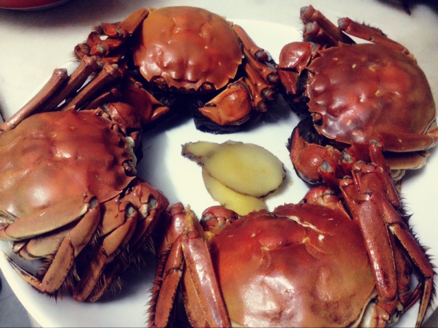 清蒸大闸蟹