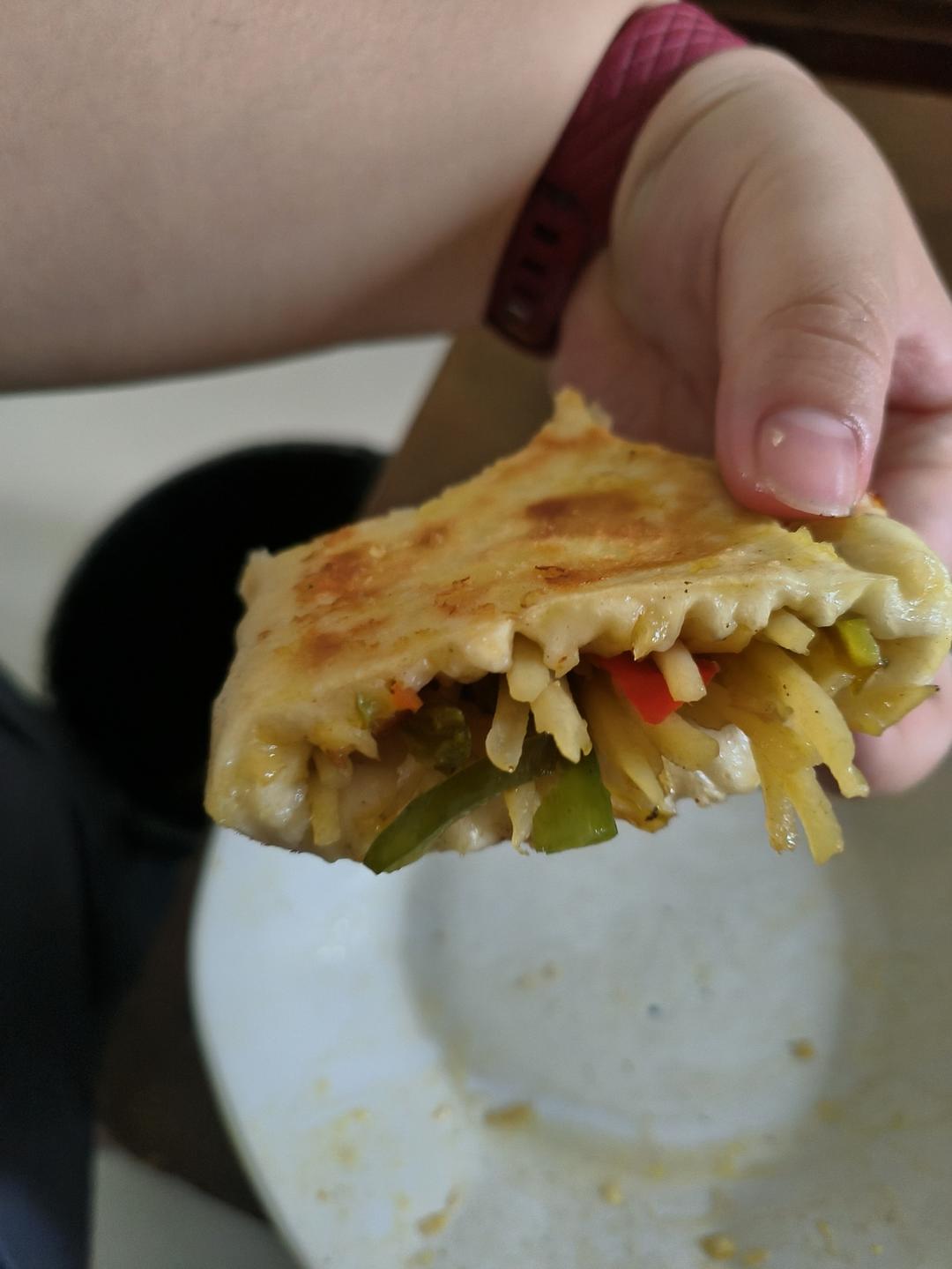 青椒土豆丝饼