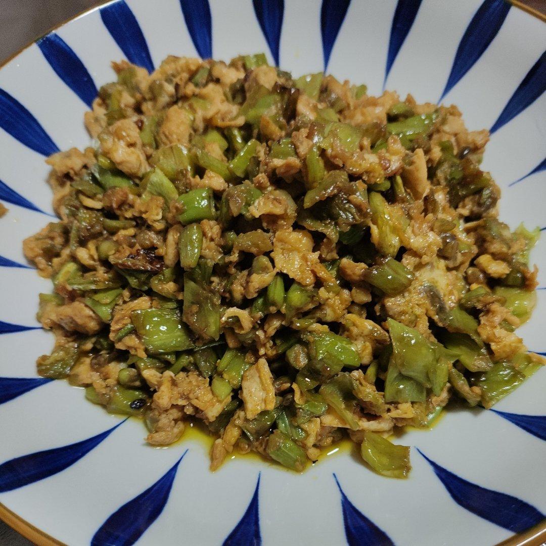 豆角炒蛋超级下饭菜，不好吃算我输
