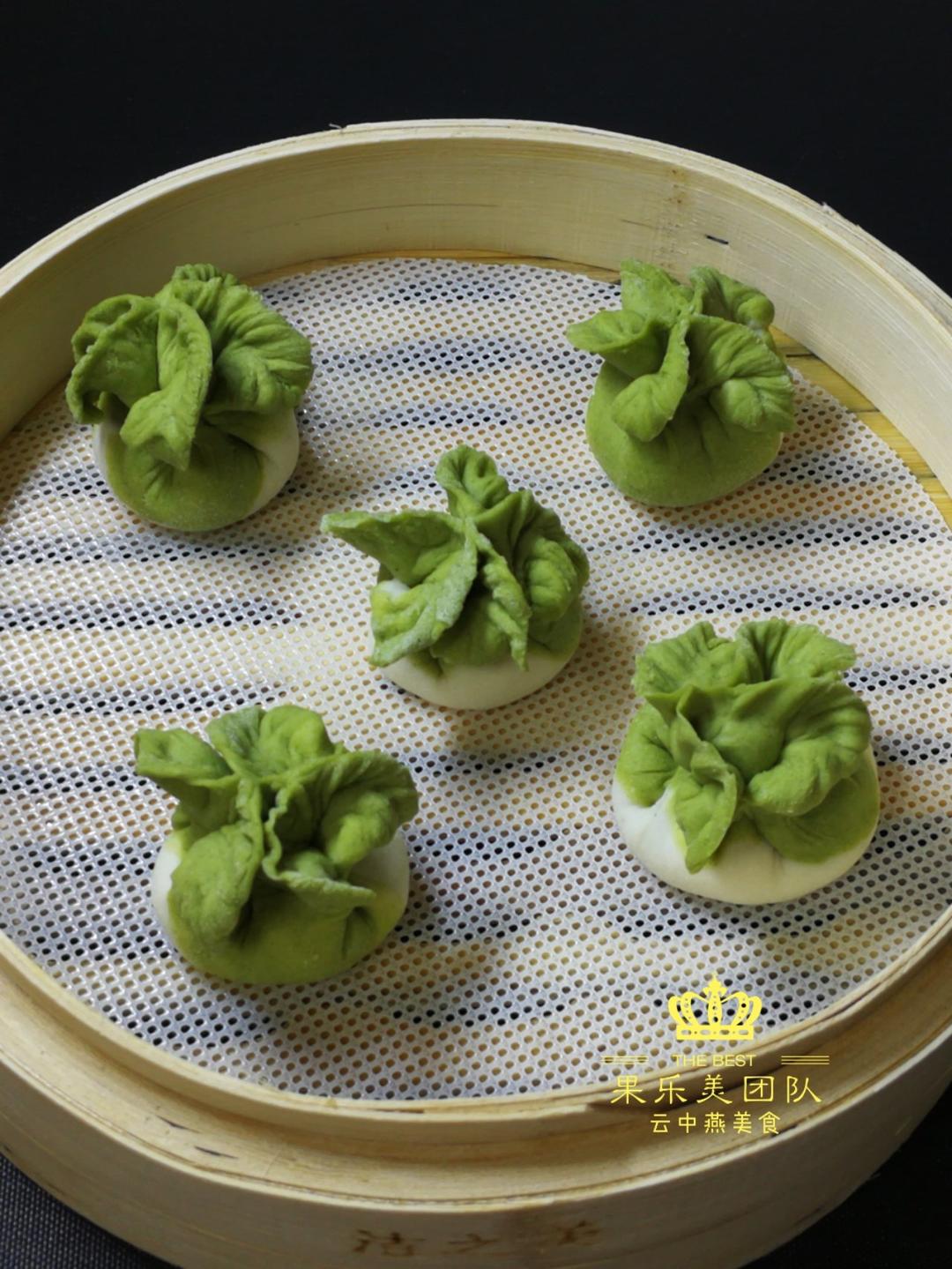 水晶白菜蒸饺