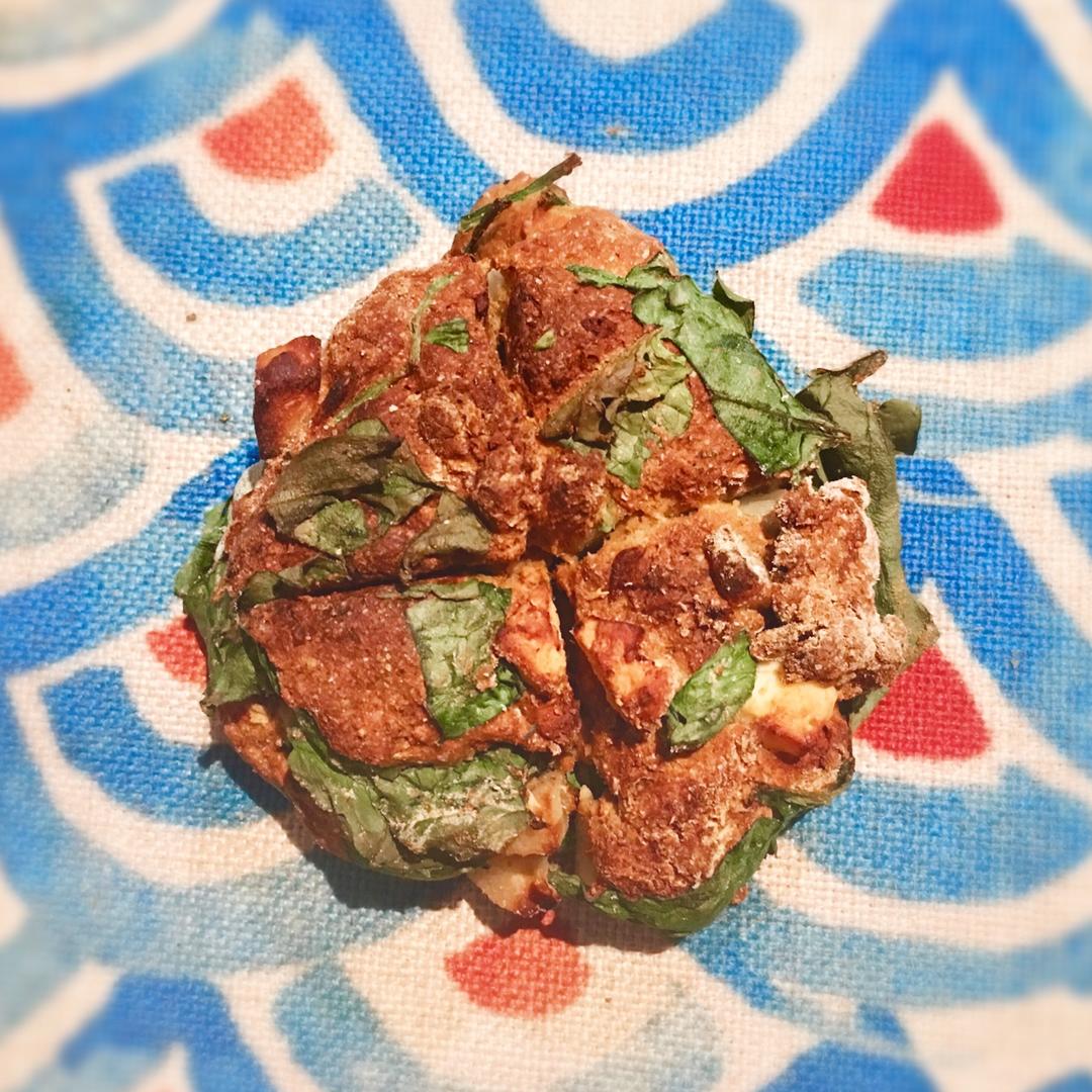 菠菜南瓜奶酪丹波面包丨健康·烘焙