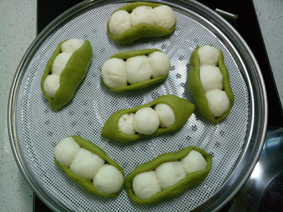豌豆荚馒头