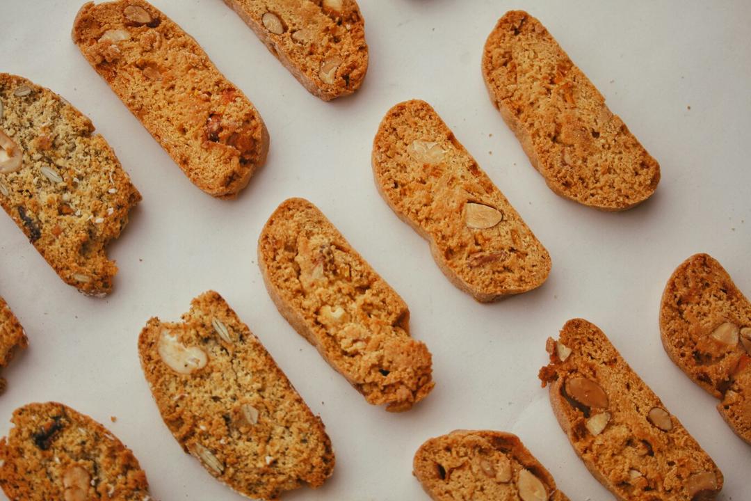 【健康零食】燕麦坚果意式脆饼