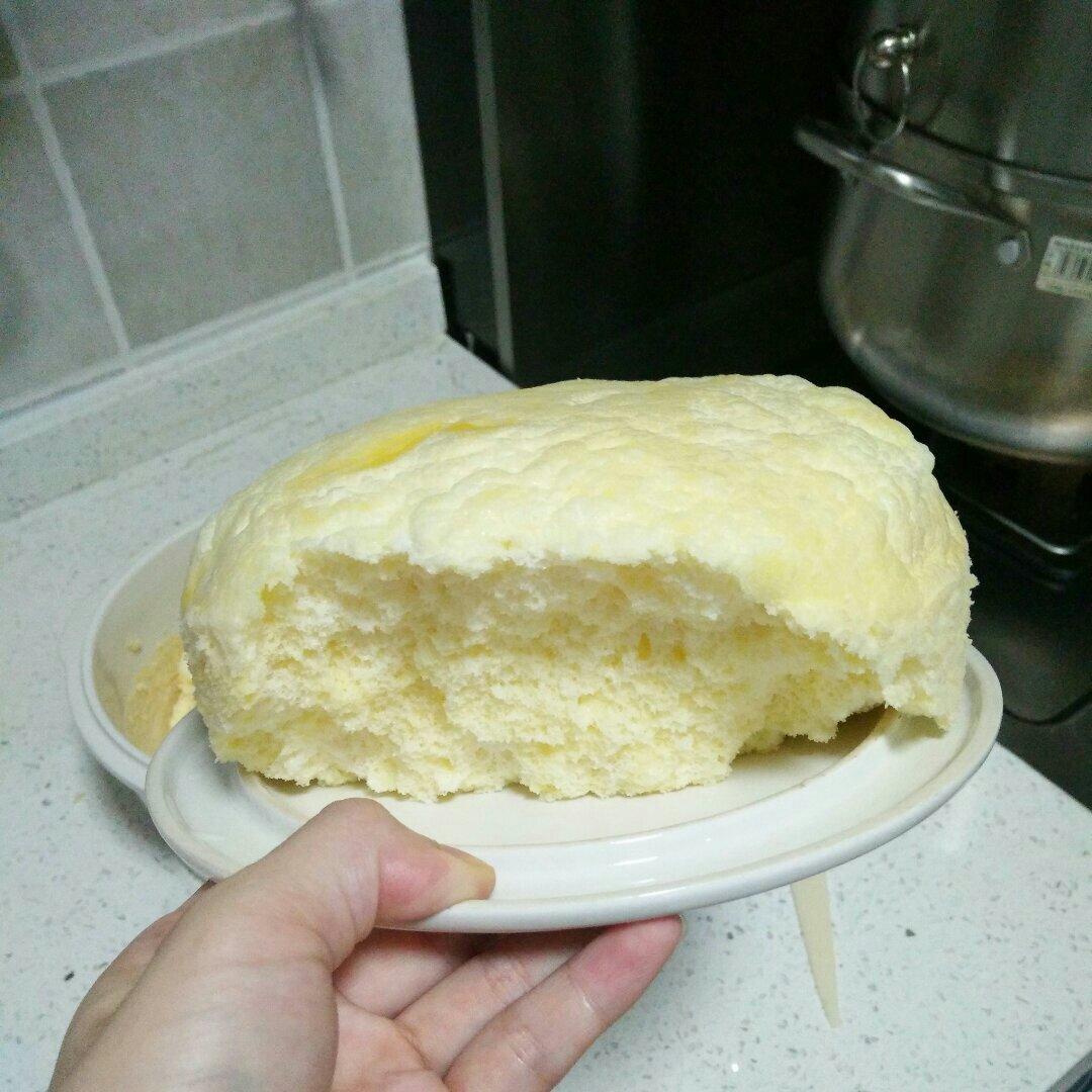 零失败戚风蒸蛋糕（8寸）可做蛋糕胚（另附红丝绒蒸蛋糕做法）