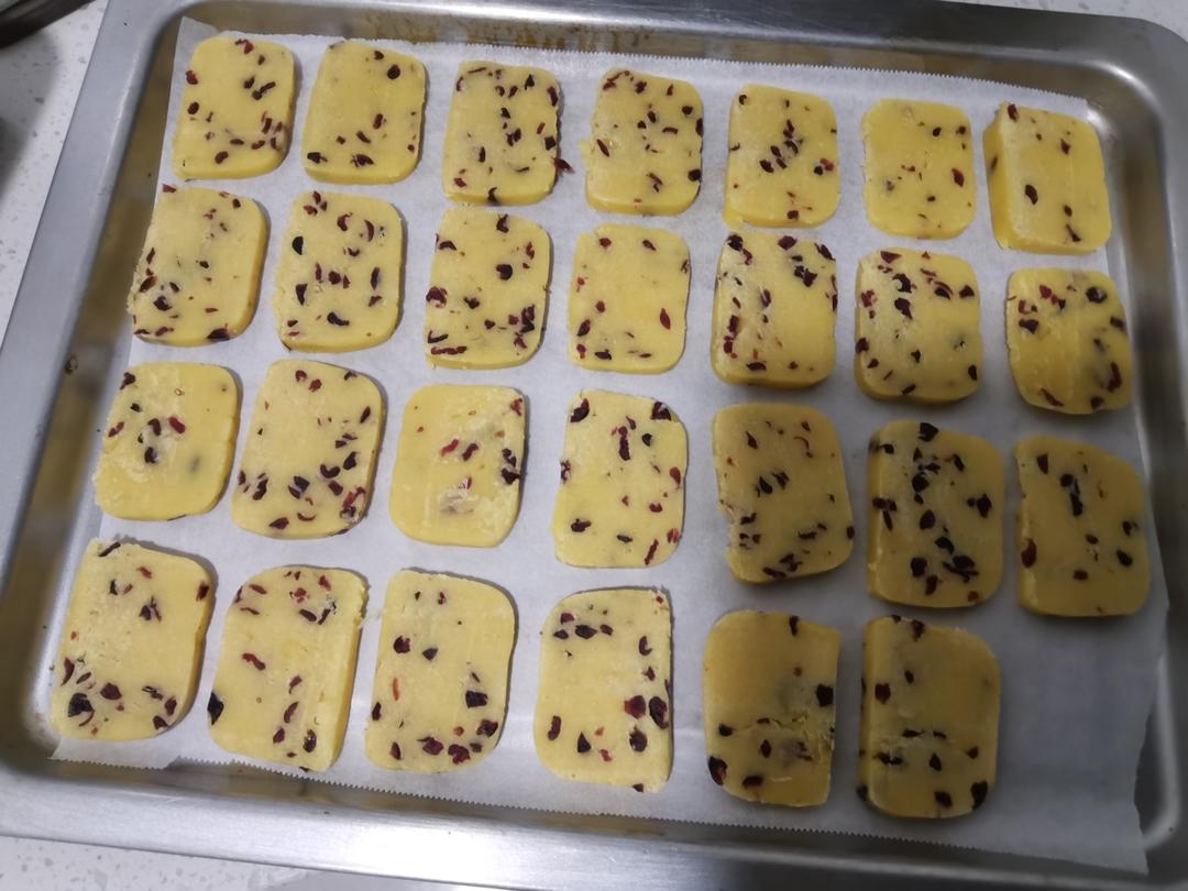 蔓越莓曲奇饼干 最最最简单的黄油饼干