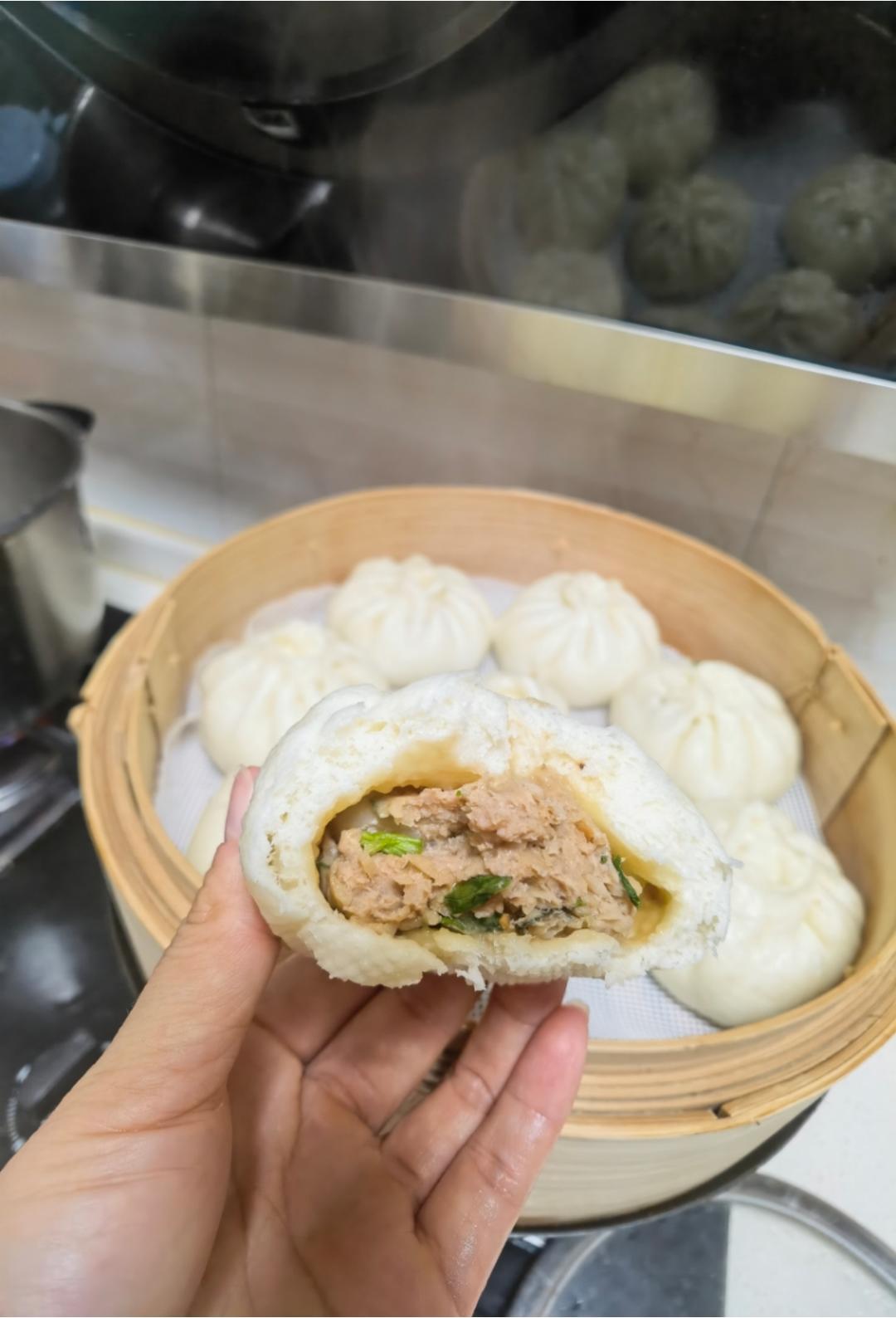 莲藕肉包子（万能肉馅模版）