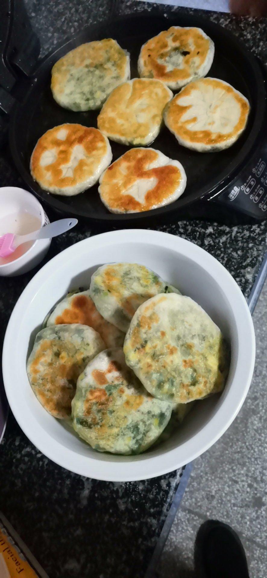 薄皮韭菜饼