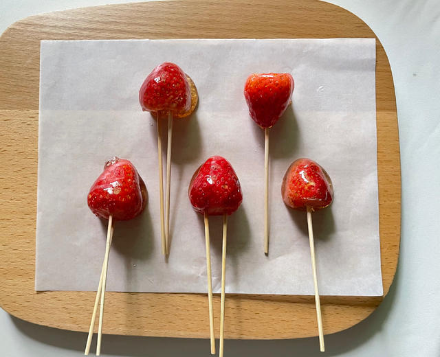 空气炸锅版-自制冰糖草莓🍓