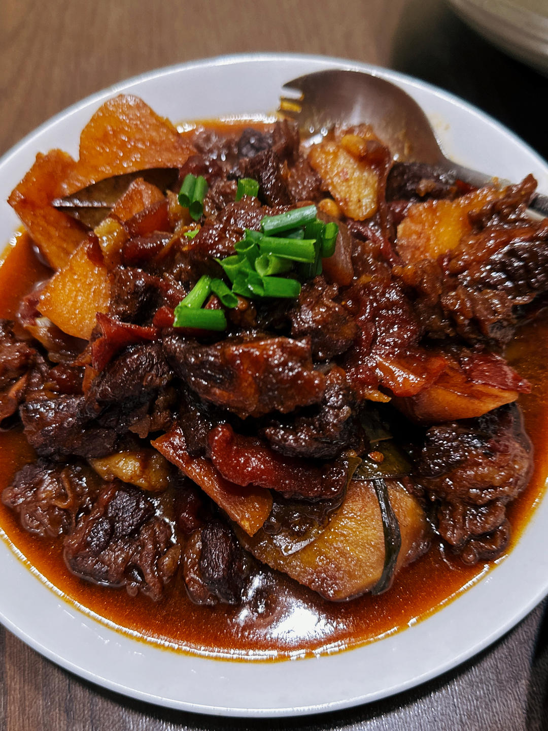 番茄土豆炖牛腩