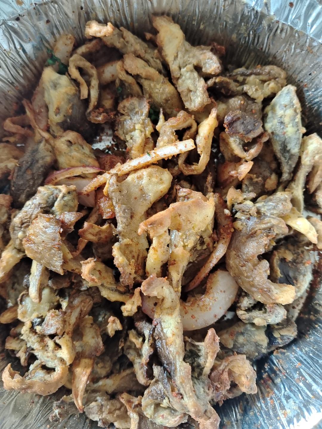 椒盐蘑菇-超好吃的下酒菜