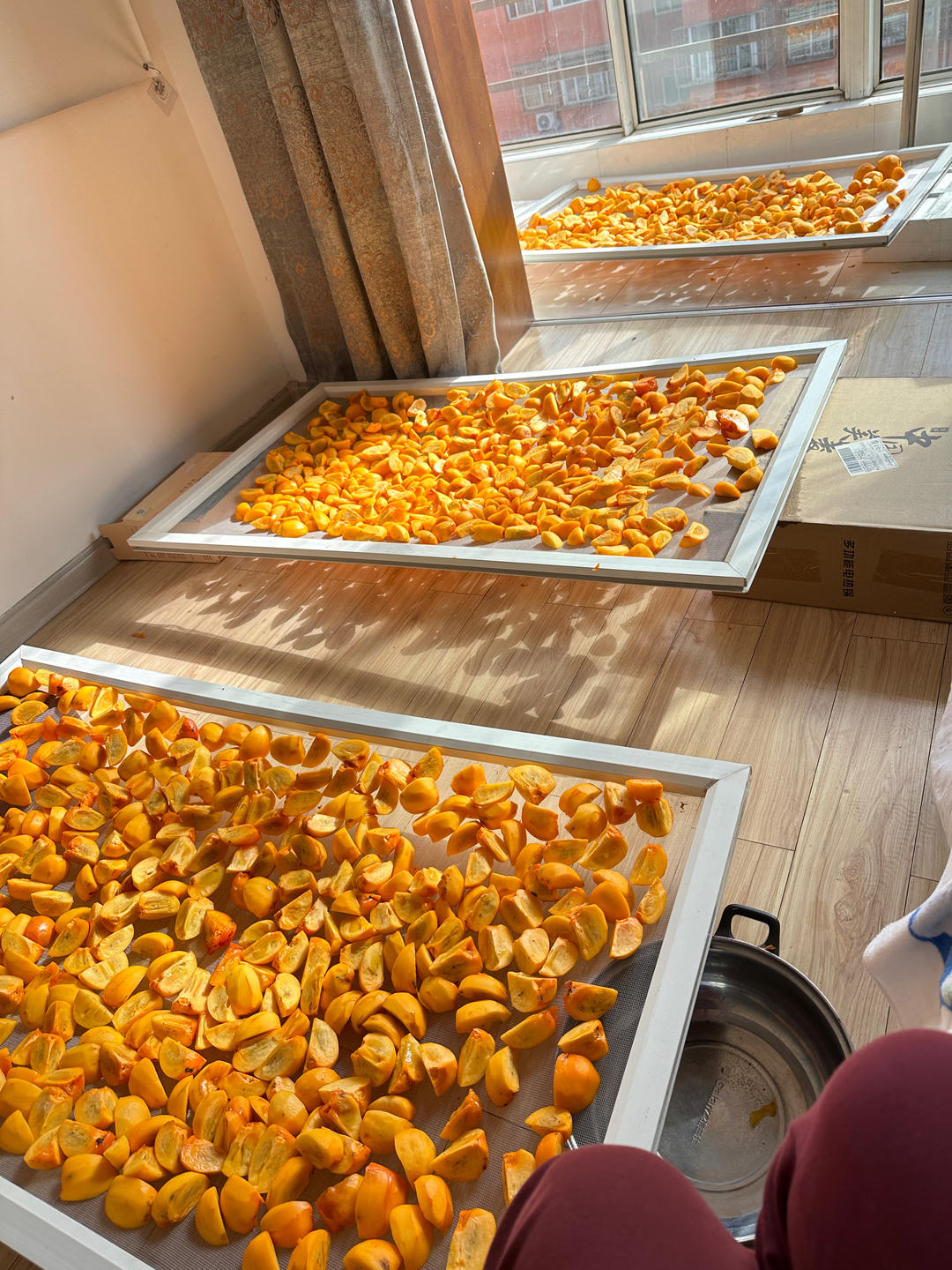 自己在家做放心 柿饼