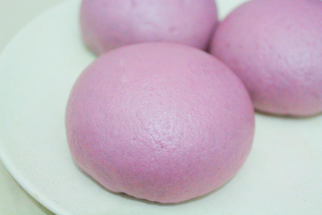 奶香紫薯馒头