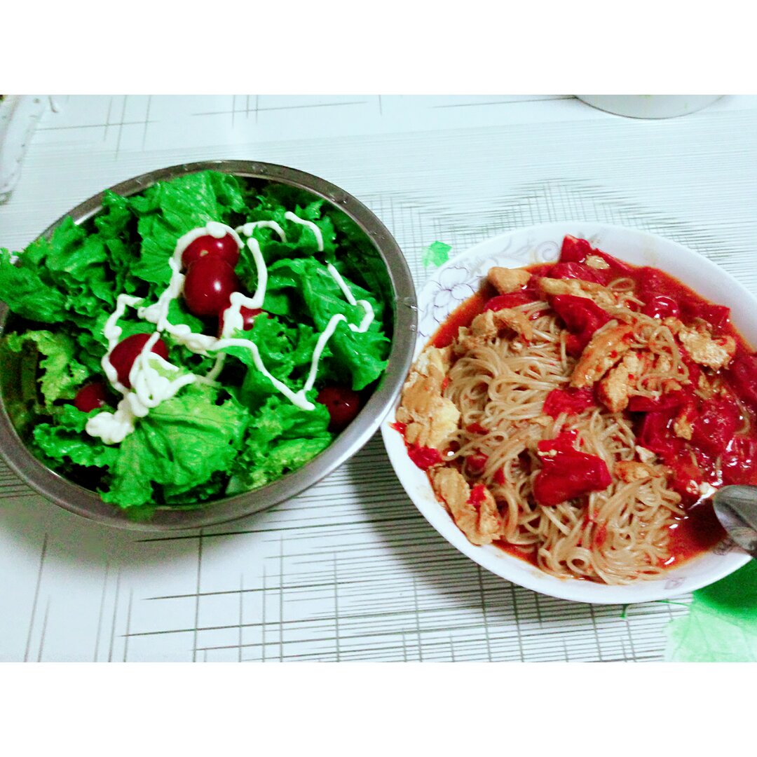 圣女果鸡蛋面（宝宝很爱吃）