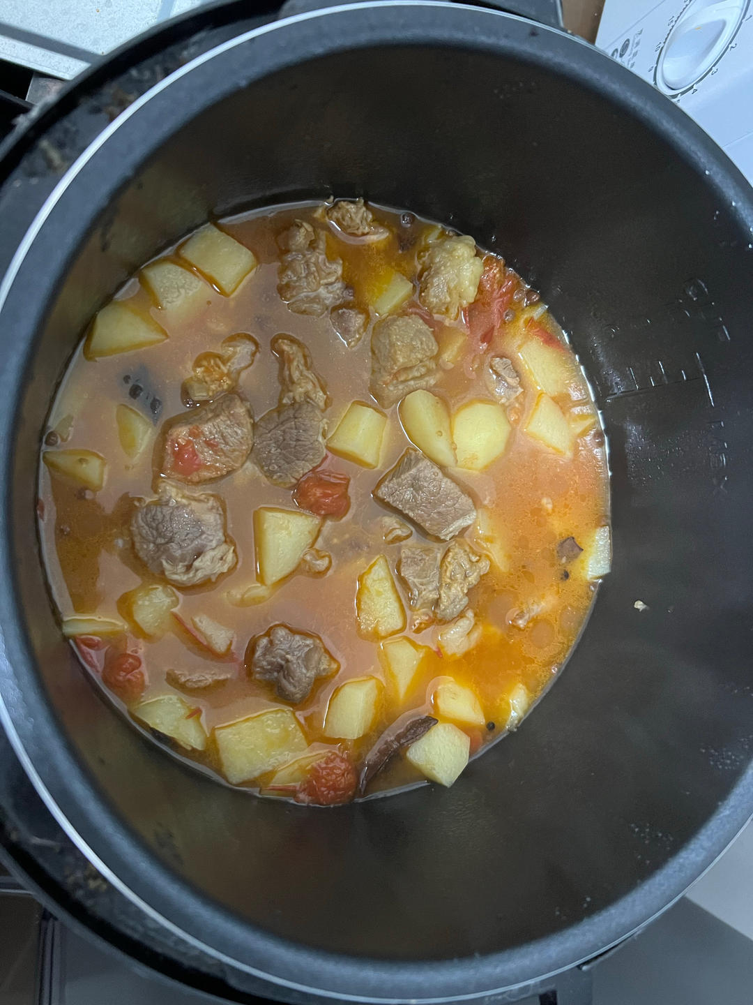 番茄土豆炖牛腩（高压锅版）