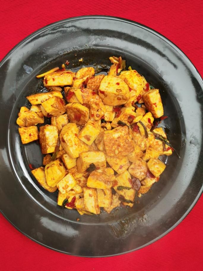 快手烧豆腐一份&减脂晚餐的做法