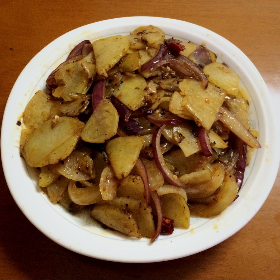 孜然洋葱土豆片