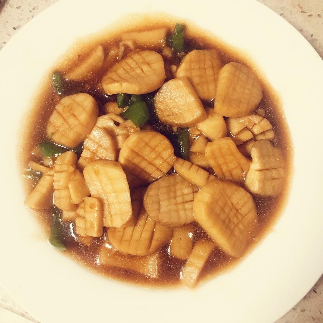 比肉还好吃的酱汁杏鲍菇，拿肉也不换。