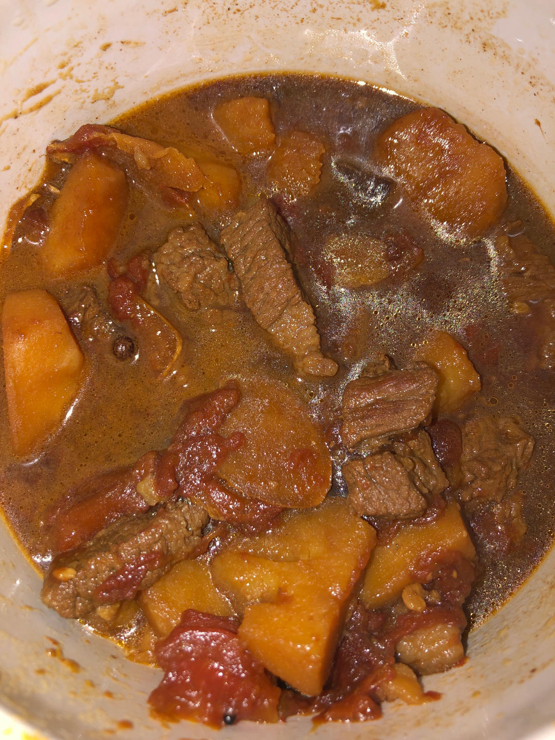 番茄土豆炖牛腩