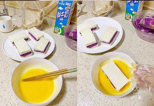 无油、无糖超美味【紫薯燕麦西多士】的做法 步骤8