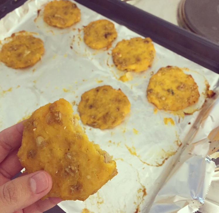 可以减肥的饼干——红薯燕麦葡萄干软饼
