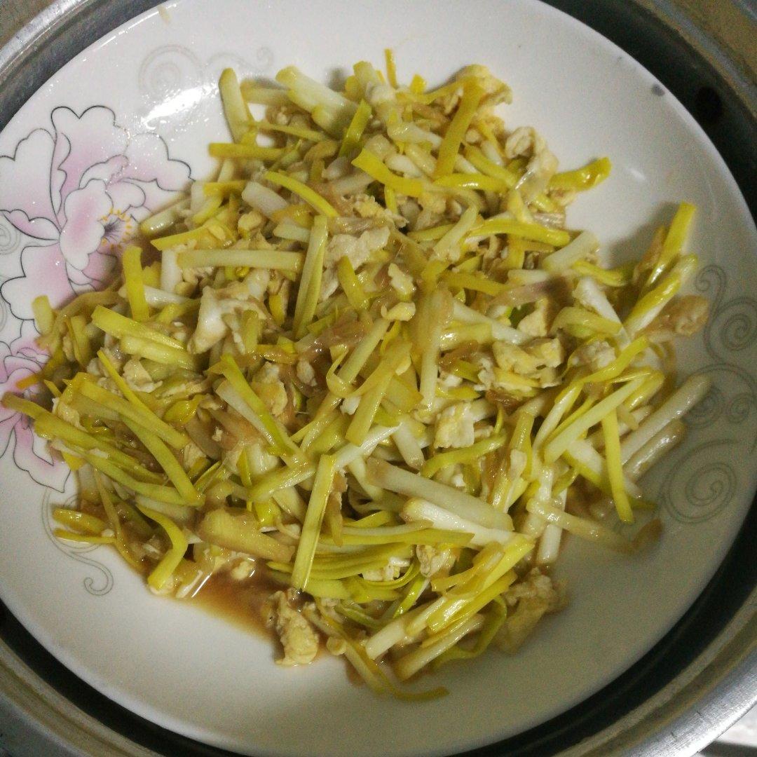蒜黄炒蛋