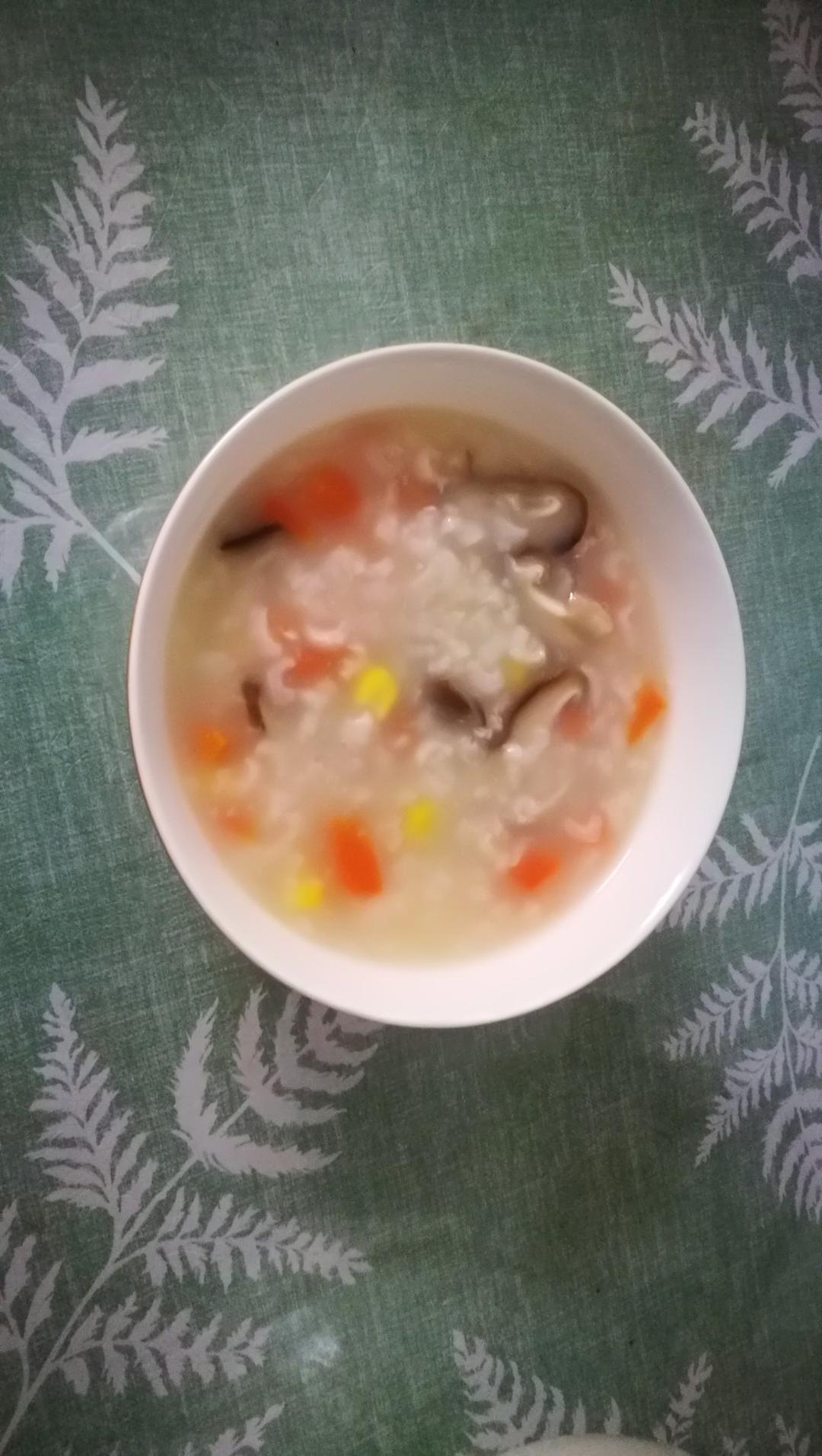 香菇鸡肉粥