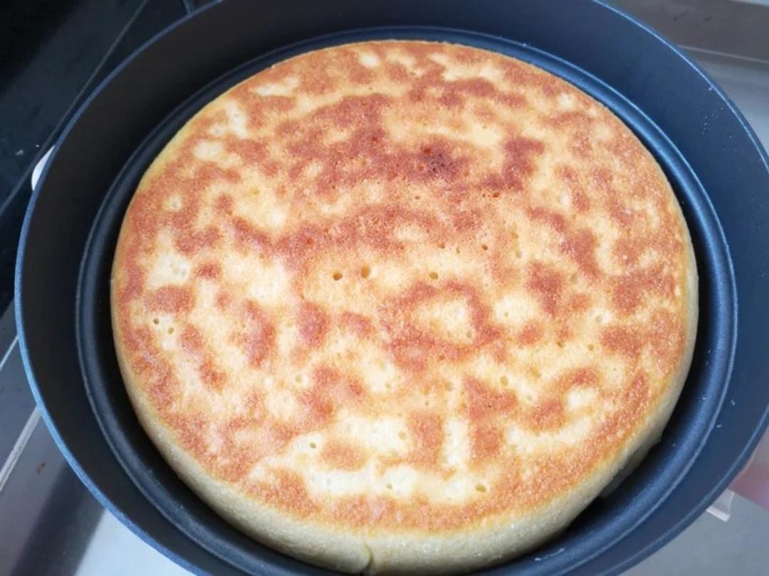 手不沾面做发面大饼