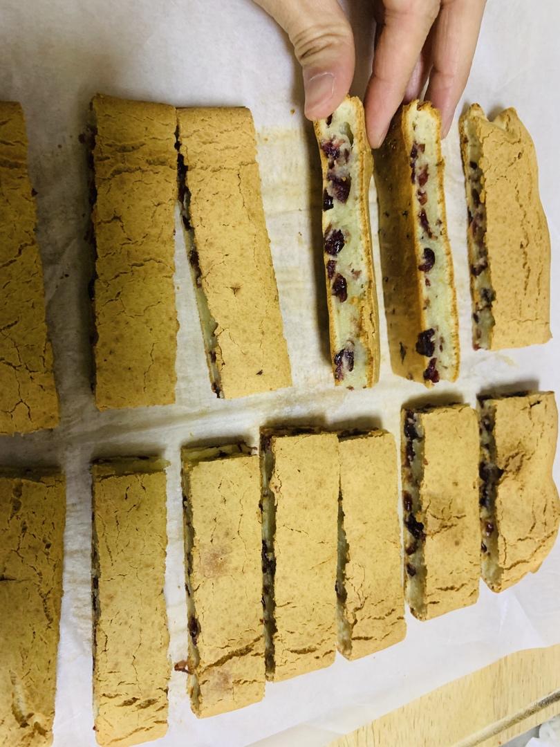 蔓越莓烤年糕（糯米粉版）