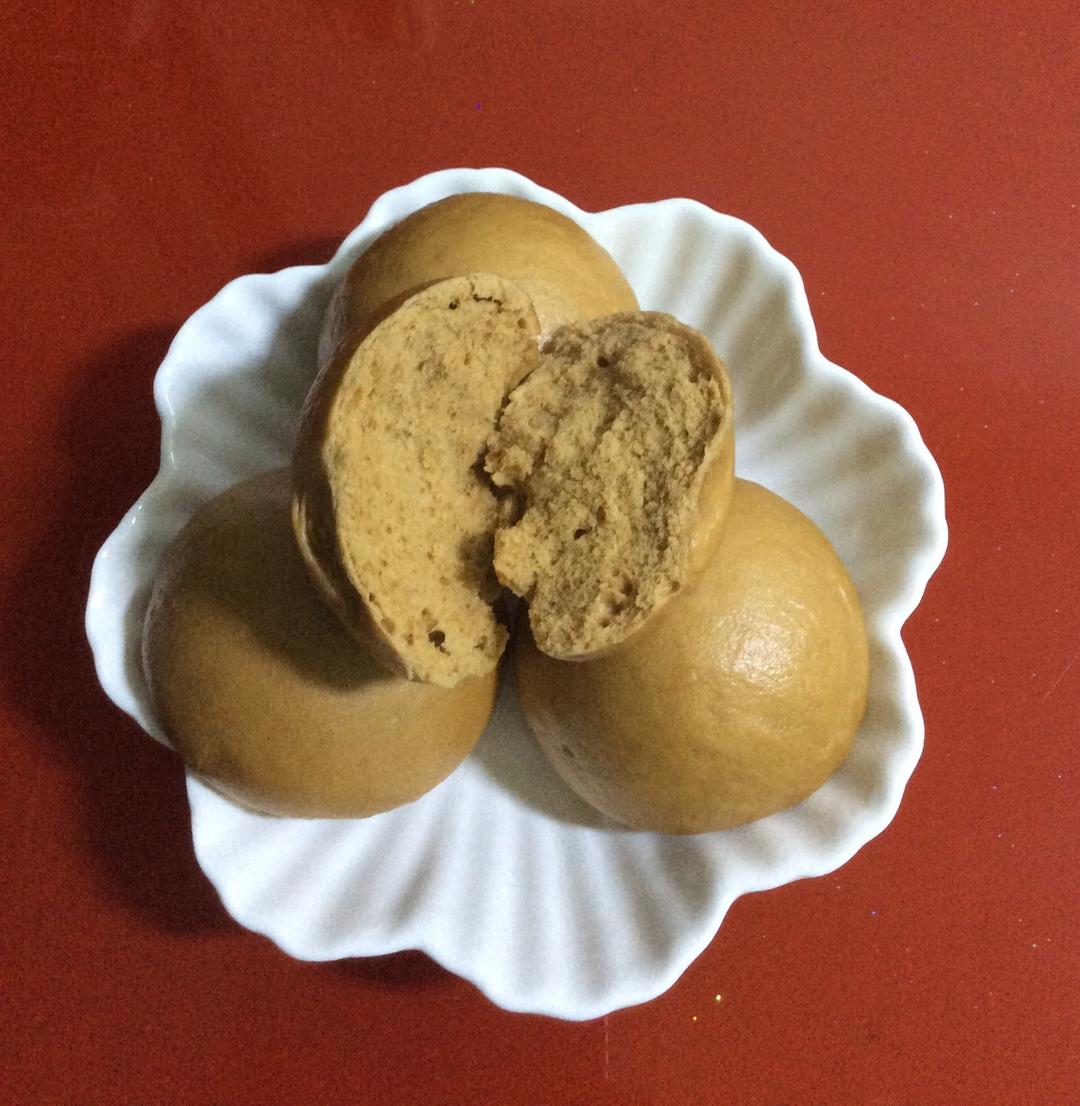 有着面包口感的红糖馒头（一次发酵）
