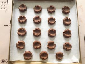 酥到掉渣❗️巧克力玛格丽特饼干🍪好吃到爆❗️的做法 步骤12
