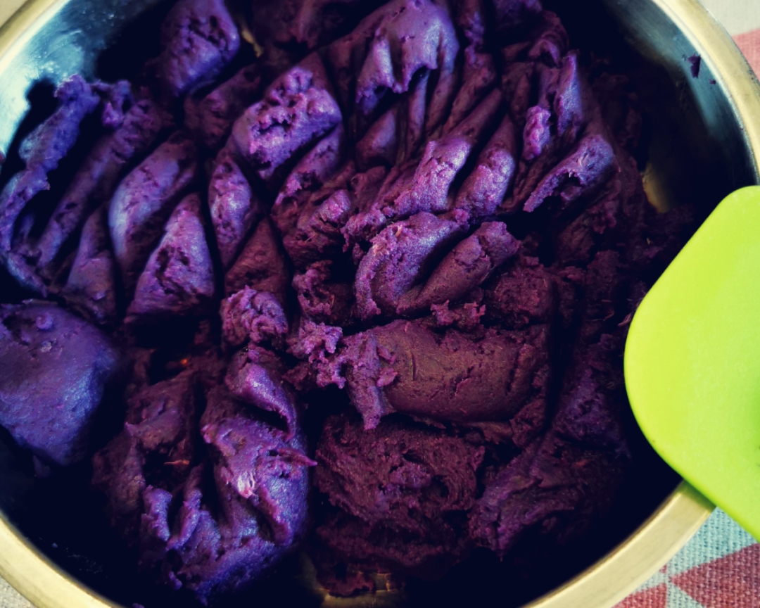 中种大理石紫薯吐司的做法 步骤4