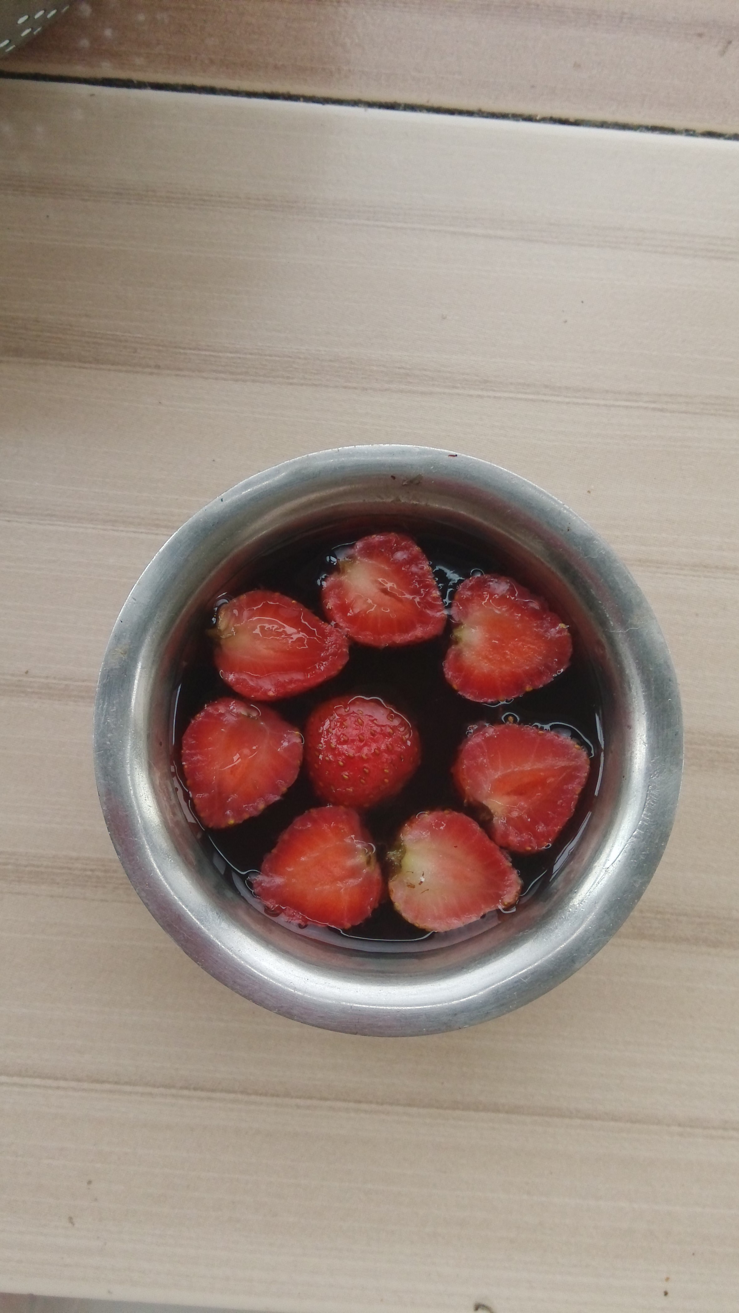 乔小琳做的草莓果冻