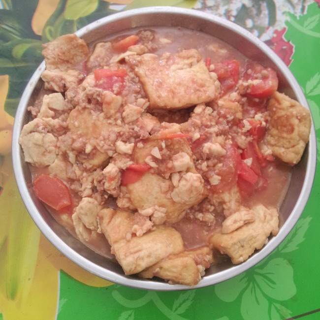 西红柿烧豆腐
