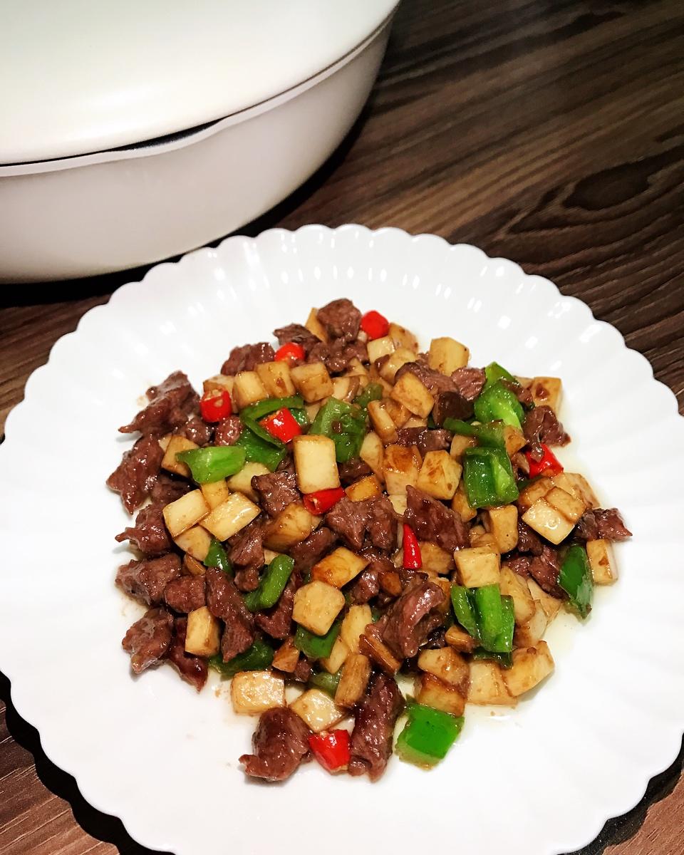 我的轻奢煮艺——杏鲍菇牛肉粒