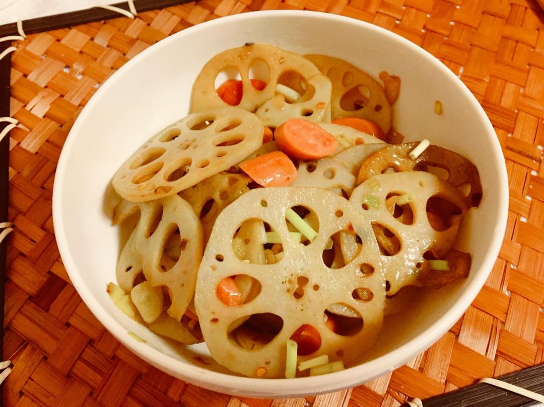 素炒藕片