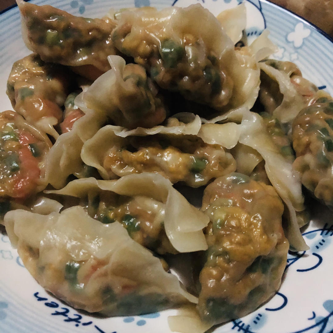 韭菜鸡蛋虾仁三鲜饺子