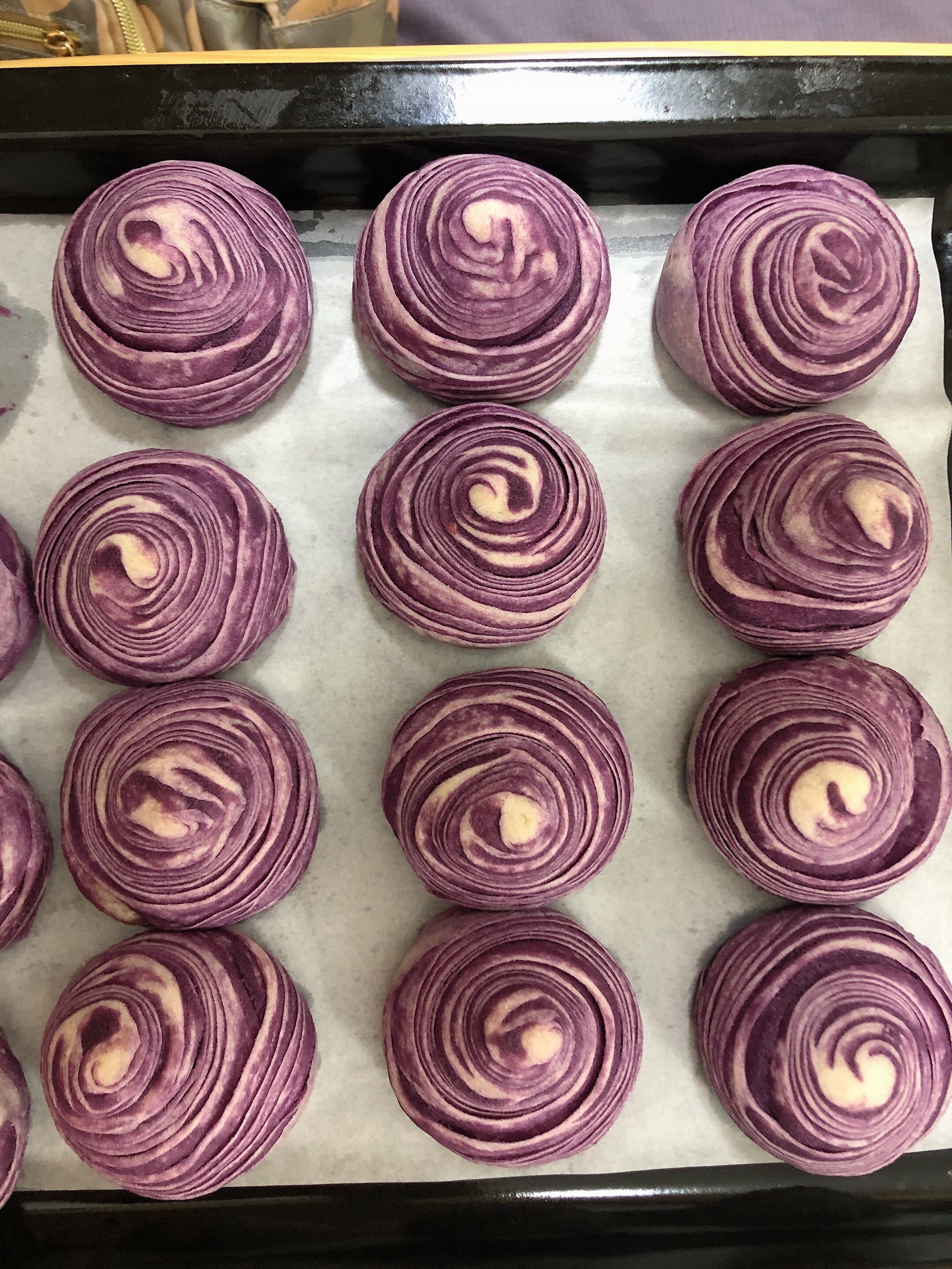 紫薯芋泥酥的做法