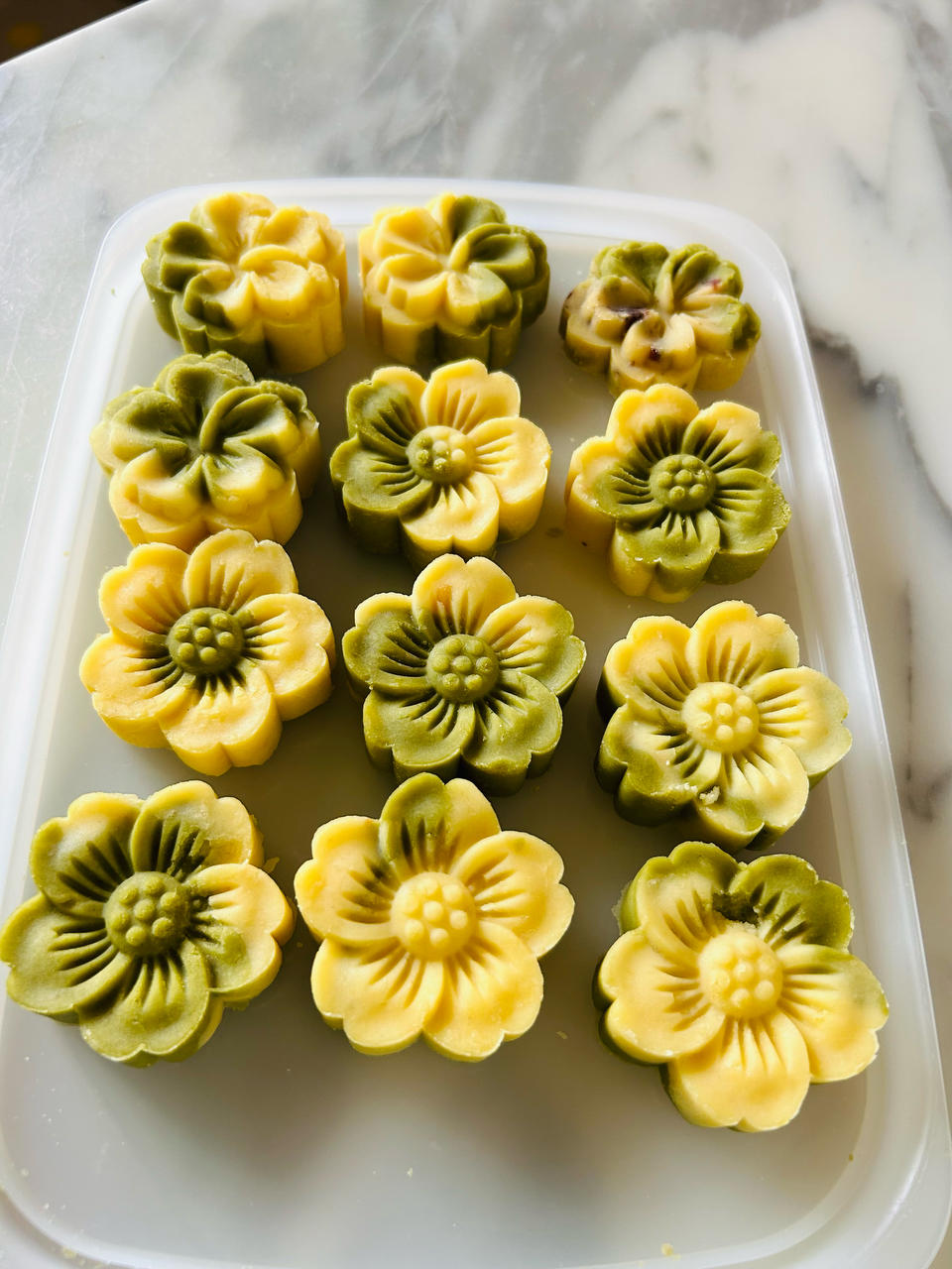 懒人版奶香绿豆糕（不用过筛）