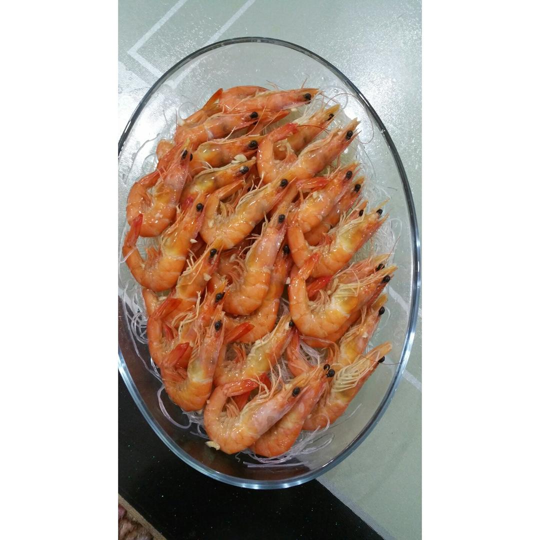蒜蓉粉丝烤虾