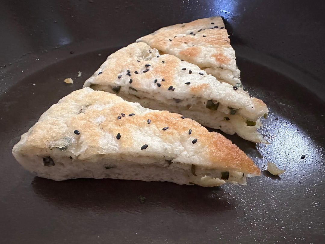 发面葱油饼