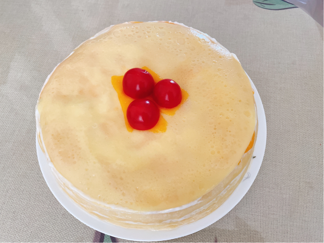 酸奶酪｜芒果千层蛋糕